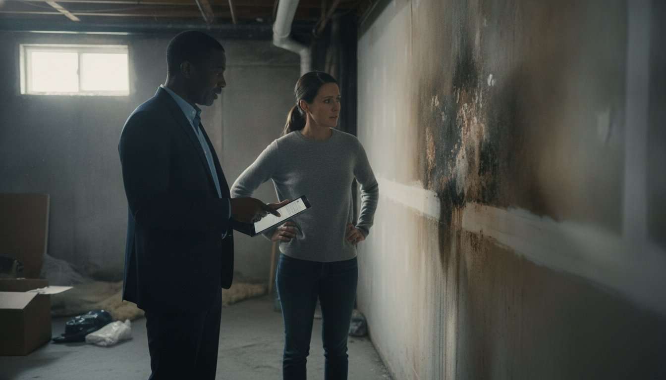 Mold damage claim assessment in an Atlanta home